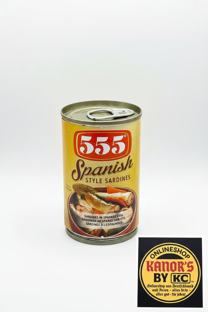 555 Spanish Style Sardines – 155 g (Original Import)