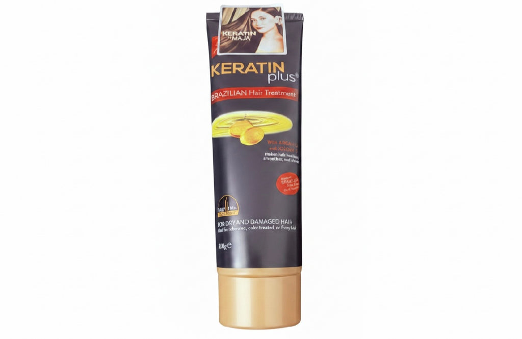 KERATIN plus Brazilian Hair Treatment – 200 g Haarkur mit Arganöl & Jojobaöl