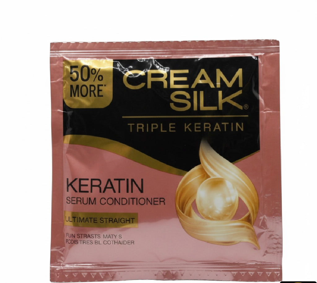 Cream Silk Triple Keratin Serum Conditioner – Sachet (1 Stück)