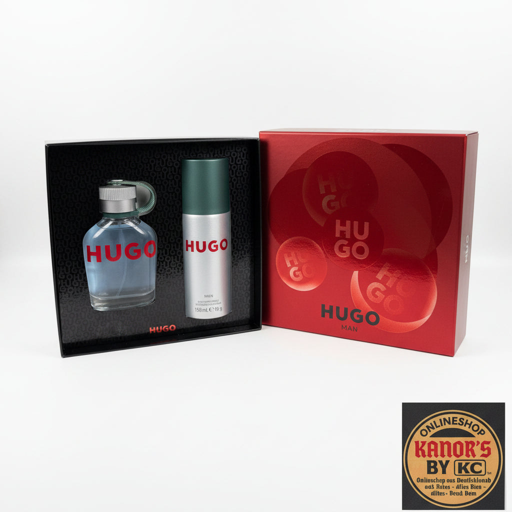 HUGO BOSS – HUGO MAN Gift Set (Eau de Toilette 75 ml + Deodorant Spray 150 ml)