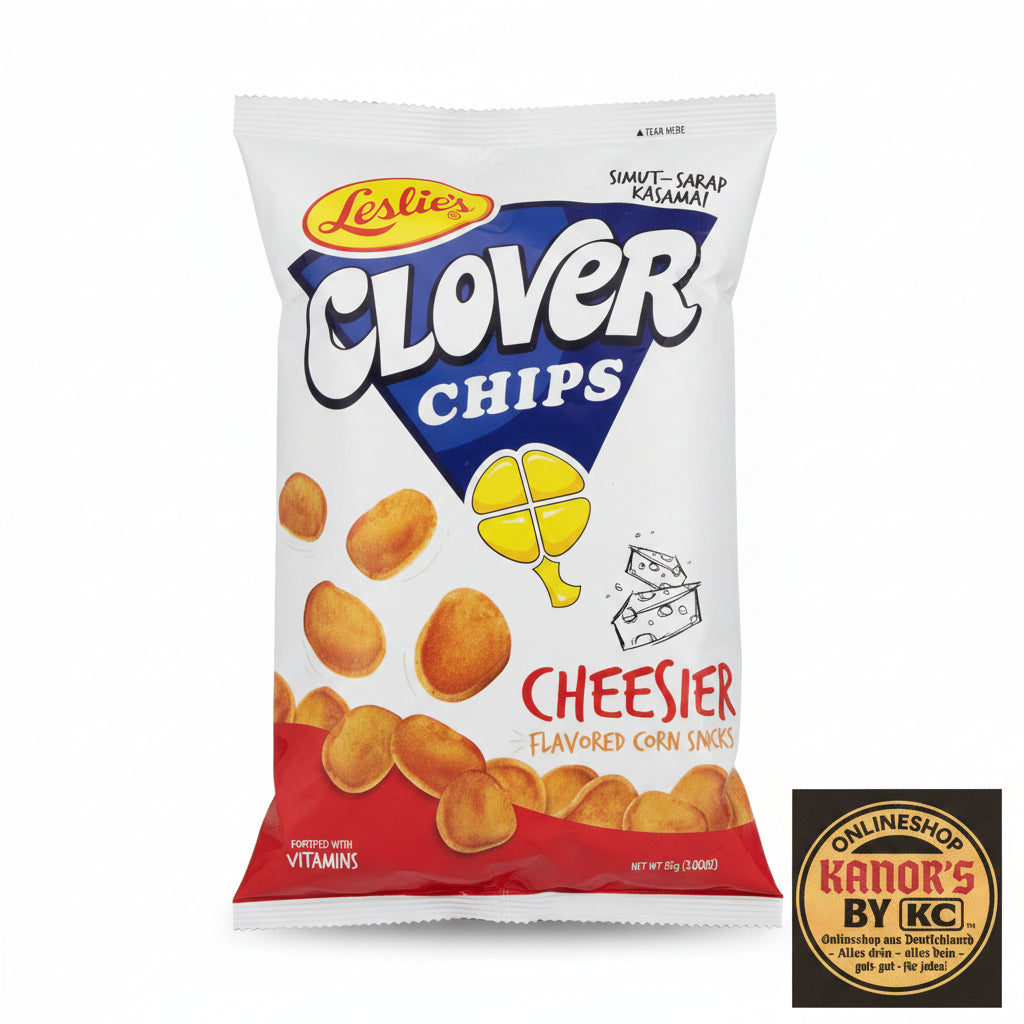 Leslie's Clover Chips – Cheesier (85 g)