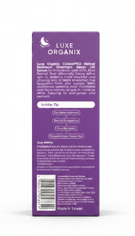 Luxe Organix ClinicalPRO Retinol Radiance Overnight Botox Lift Serum – 30 ml