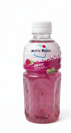Mogu Mogu Grape – Getränk mit Nata de Coco (320 ml)