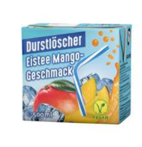 Durstlöscher Eistee Mango-Geschmack 500 ml Trinkpack