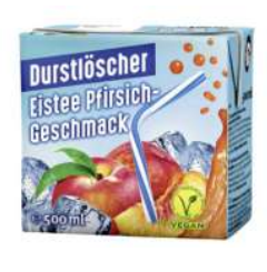 Durstlöscher Eistee Pfirsich-Geschmack 500 ml Trinkpack