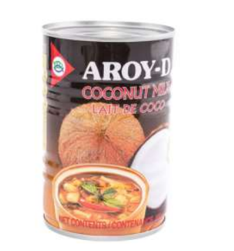 Dose AROY-D Kokosmilch zum Kochen mit 19 % Fett, 400 ml