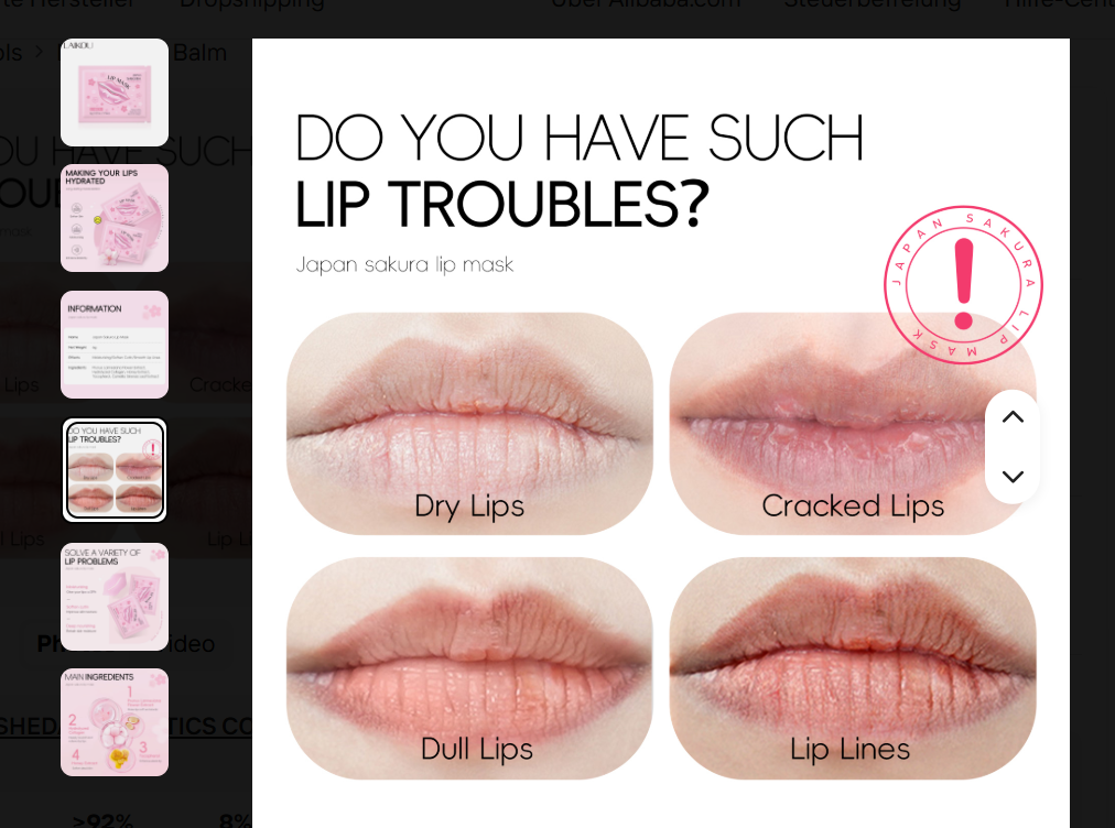 LAIKOU Japan Sakura Lippenmaske – 1 Lippenmaske, 6 g