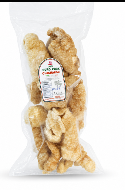 JC's Euro Pork Chicharon – Knusprige Schweineschwarten (200 g)