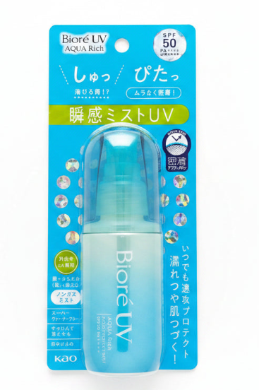 Biore UV Aqua Rich – UV Schutz Mist SPF 50 PA++++ 60 ml (Japan)