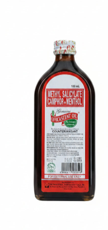 Efficascent Oil – Methyl Salicylate, Camphor + Menthol Liniment 100 ml