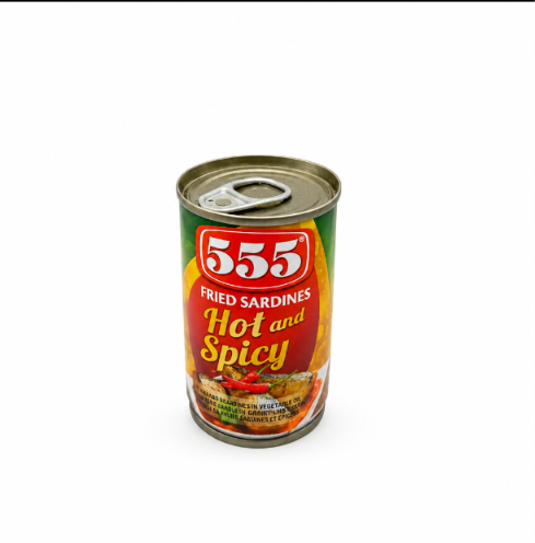555 Fried Sardines – Hot & Spicy (155g)