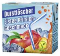 Durstlöscher Eistee Pfirsich-Geschmack 500 ml