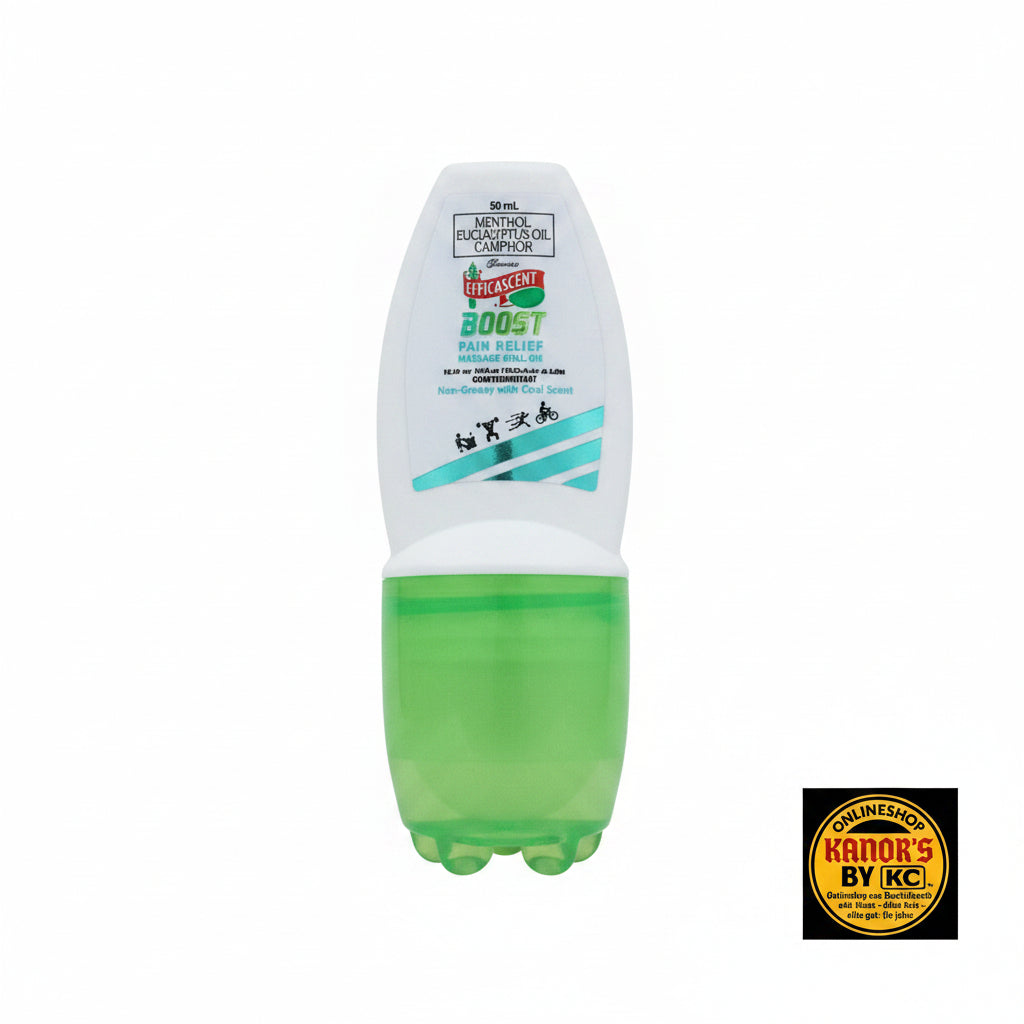 Efficascent Boost Massage Roll-On – Menthol, Eukalyptus & Kampfer 50 ml