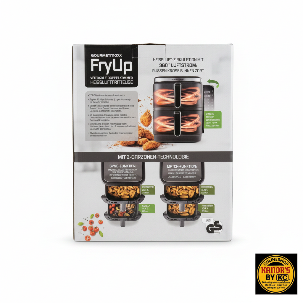 GOURMETmaxx FryUp – Karton Rückseite