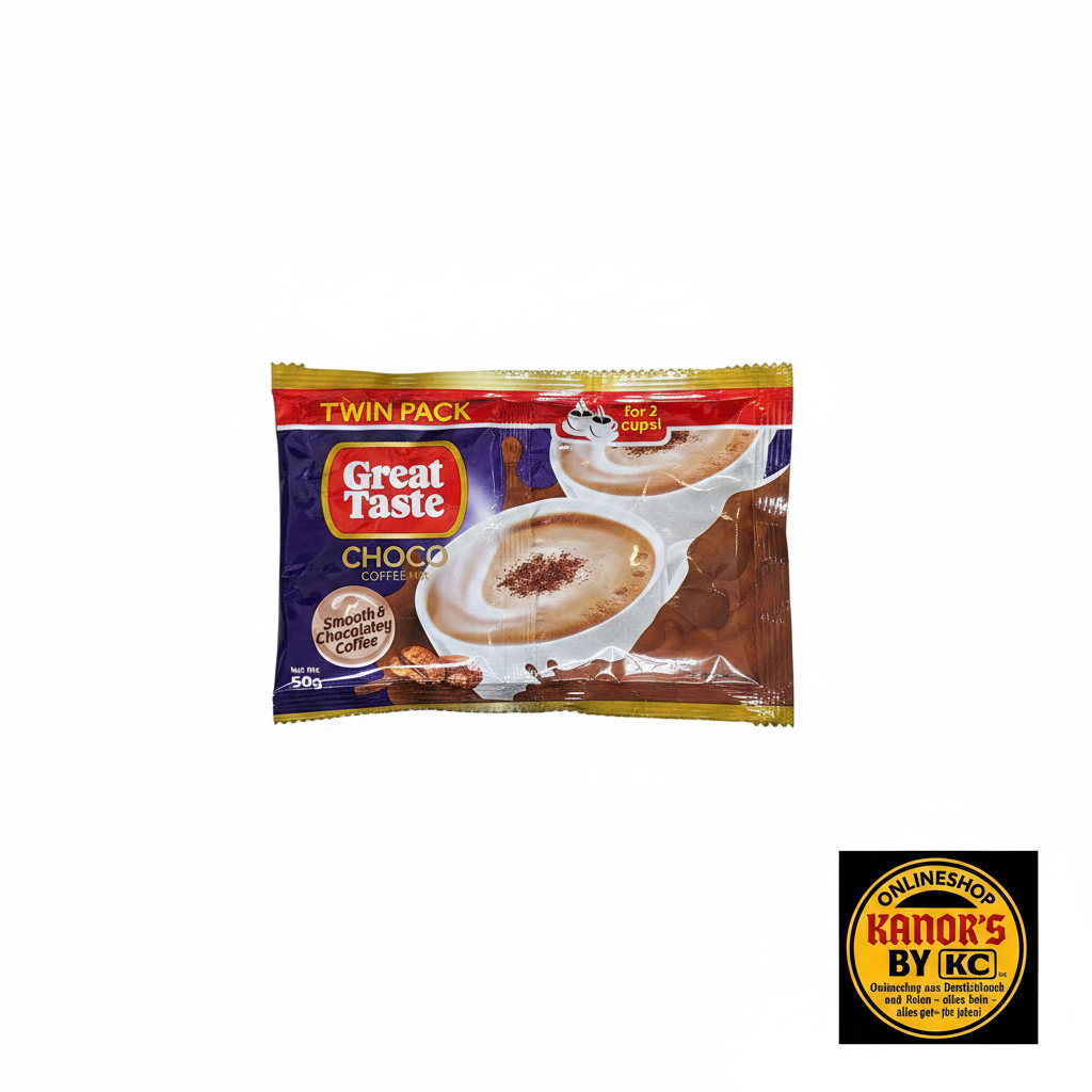 Great Taste Choco Coffee Mix – weißer Hintergrund