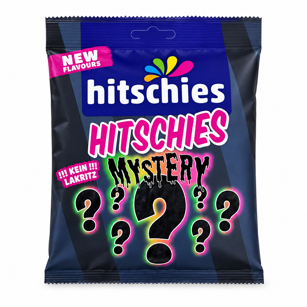 hitschies HITSCHIES Mystery 125 g Vorderseite auf weißem Hintergrund