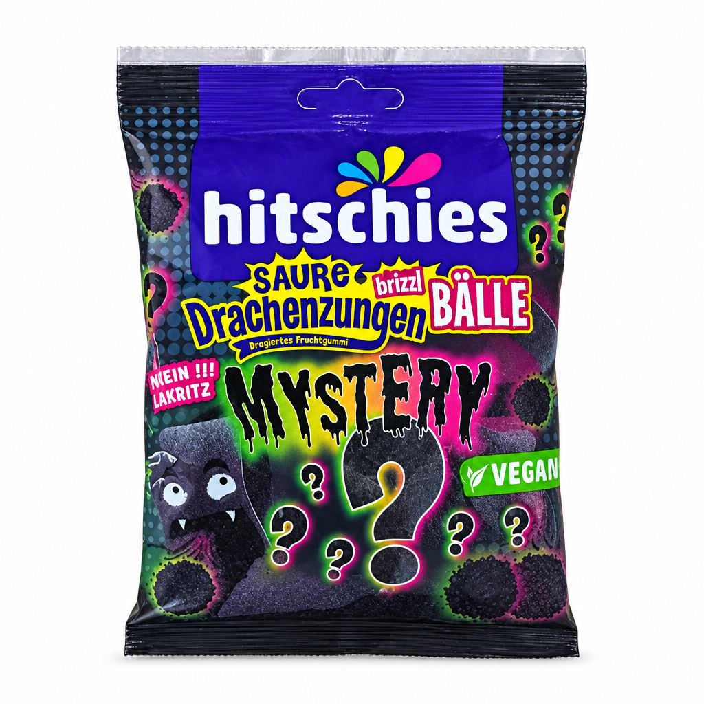 hitschies Mystery Vorderseite auf weißem Hintergrund