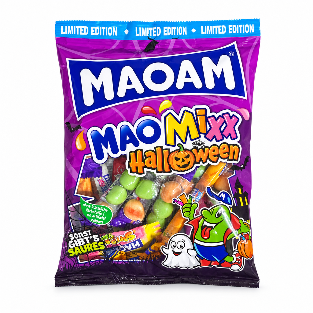 MAOAM MaoMixx Halloween Limited Edition 250 g auf weißem Hintergrund