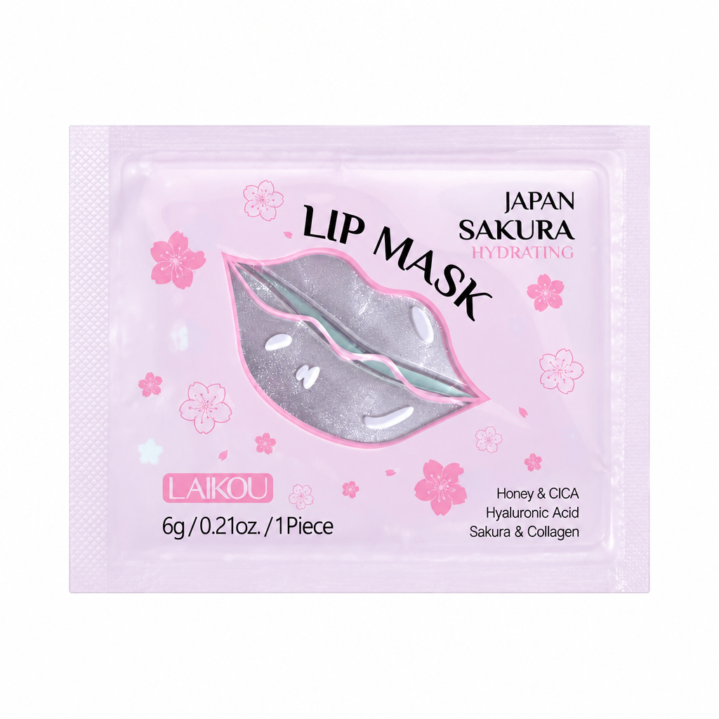 LAIKOU Lippenmaske Vorderseite mit weißem Hintergrund