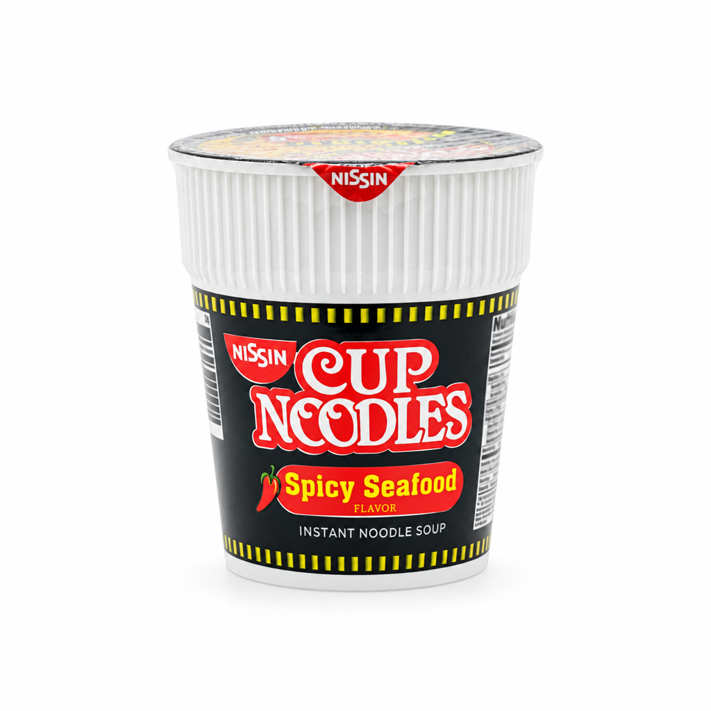 Nissin Cup Noodles Spicy Seafood ohne Shoplogo