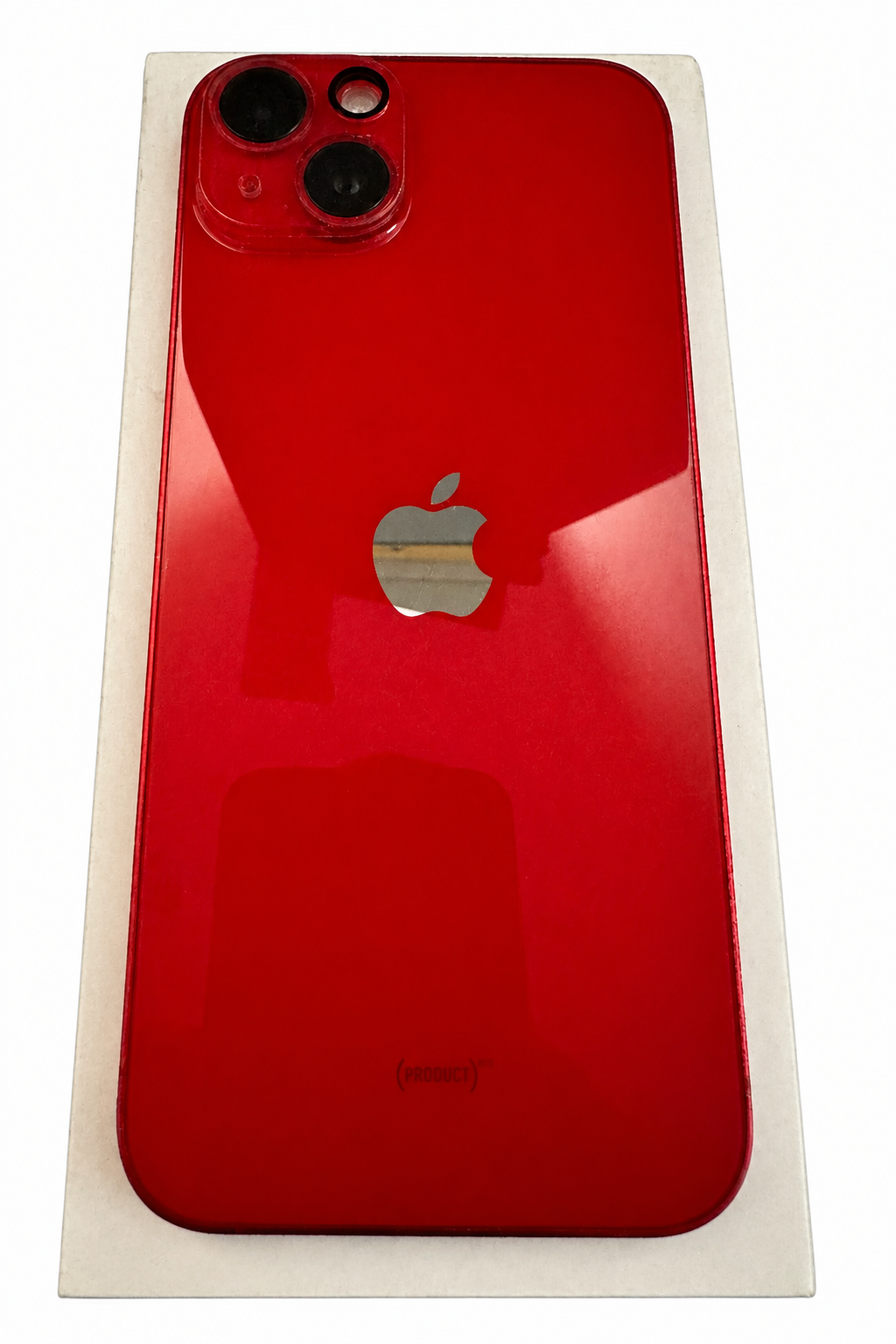 Rote iPhone-Rückseite