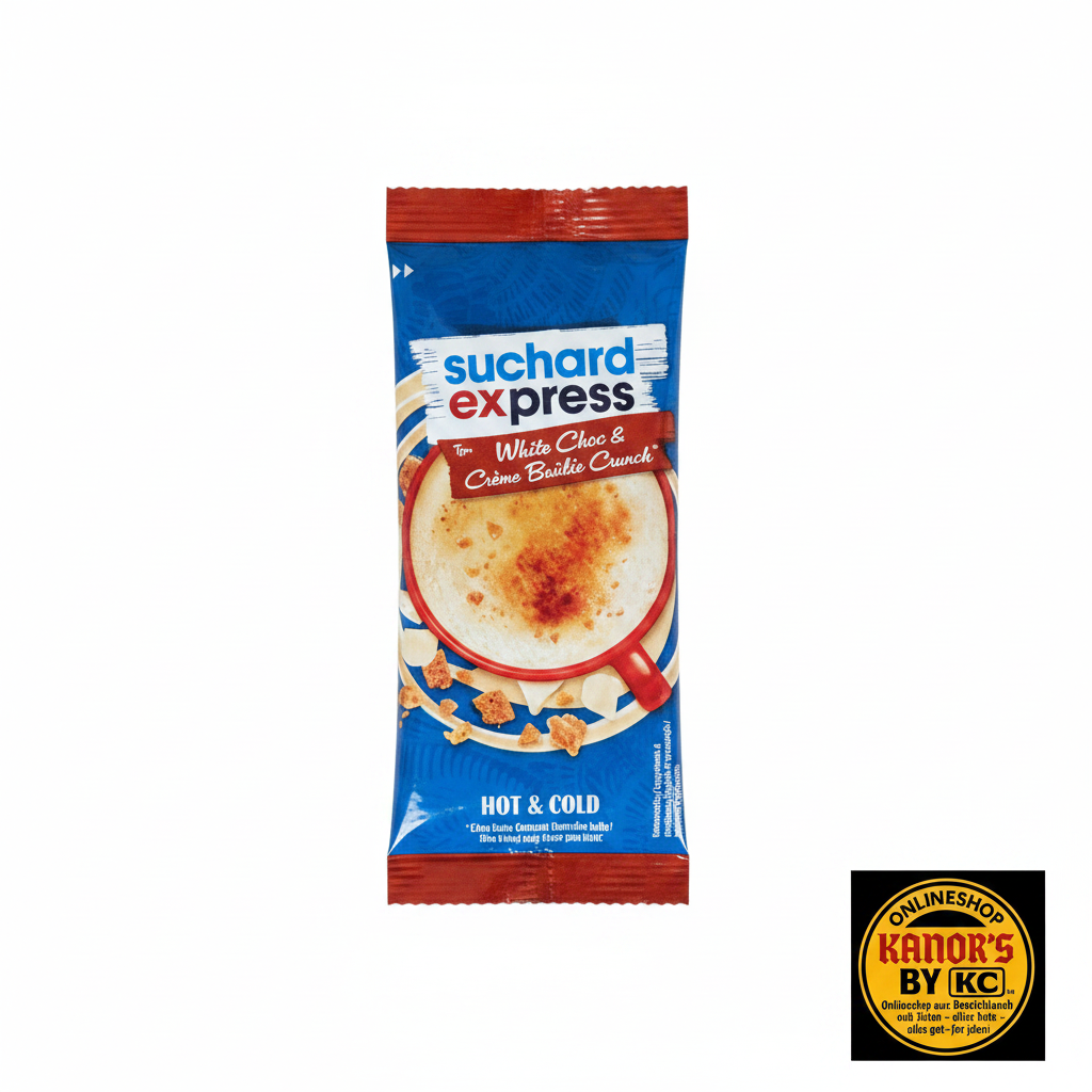 Suchard Express White Choc – weißer Hintergrund